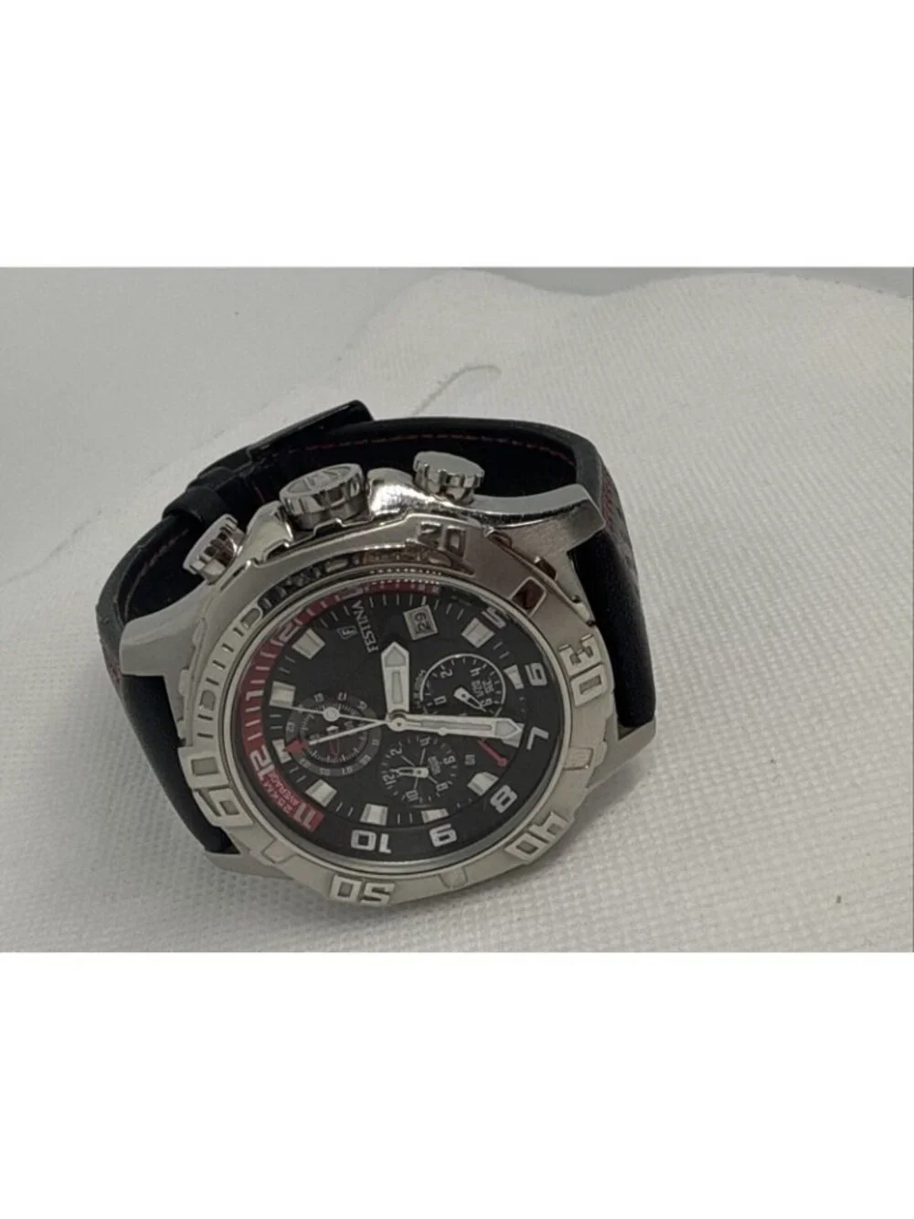 Festina Tour de France F16183 Men's 43mm SS Chrono Tachymeter Watch WR100M
